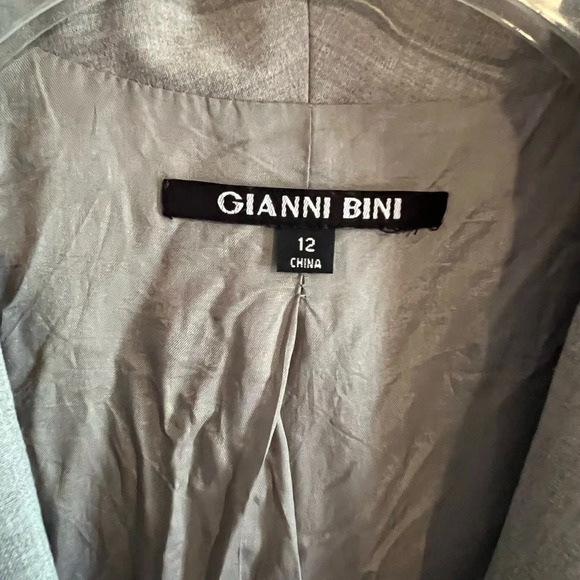 GIANNI Bini grey single button blazer - Picture 4 of 6